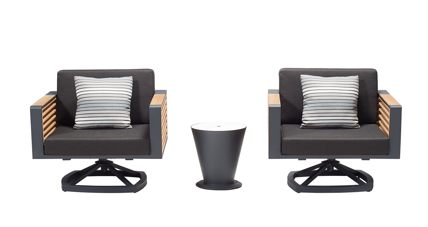 New York Lounge Stol Swivel