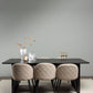 Dining Set Vail with the chairs Velvet - Pakke med 5