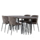 Dining Set Stone with the chairs Modesto - Pakke med 4