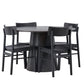 Dining Set Lanzo with the chairs Montros - Pakke med 4