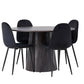 Dining Set Lanzo with the chairs Polar - Pakke med 4